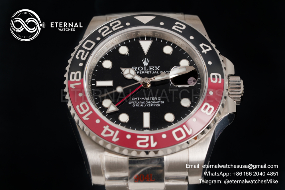 ROLEX - GMT Master II 126710 Coke 40mm Oyster SS/SS Black Dial GMF DD3285