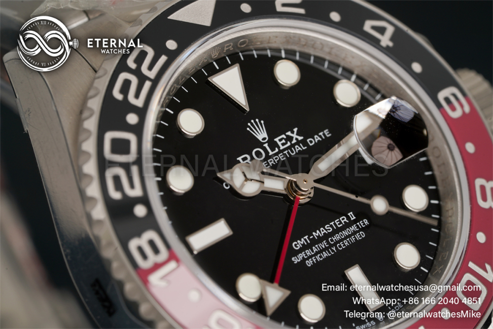 ROLEX - GMT Master II 126710 Coke 40mm Oyster SS/SS Black Dial GMF DD3285