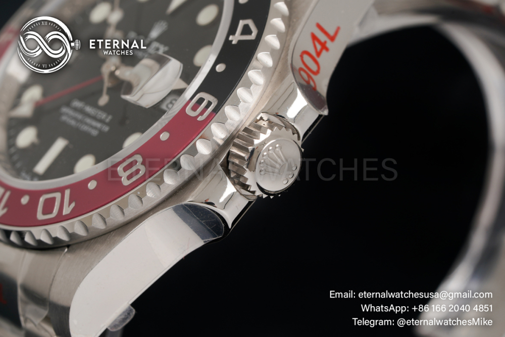ROLEX - GMT Master II 126710 Coke 40mm Oyster SS/SS Black Dial GMF DD3285