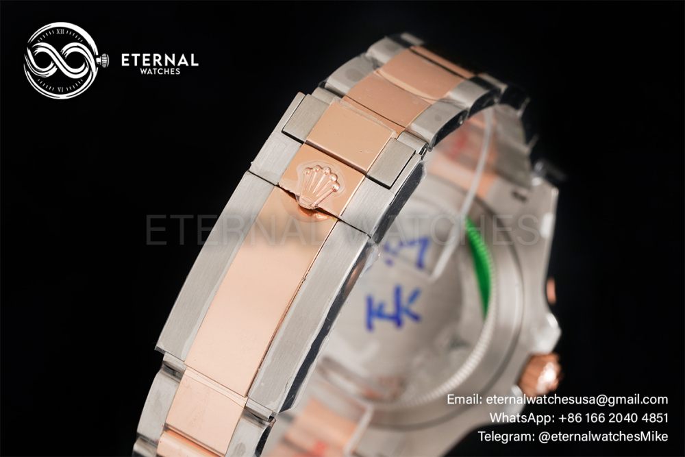 ROLEX - GMT Master II 126711 CHNR Root Beer SS/RG Black Dial GMF DD3285 (Gold Wrapped - Weight Adjusted)