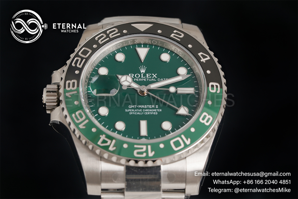 ROLEX - GMT Master II 126720 Sprite Oyster 40mm SS/SS Green Dial VSF DD3285