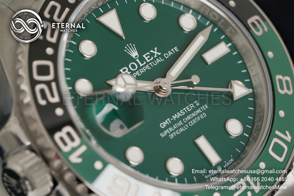 ROLEX - GMT Master II 126720 Sprite Oyster 40mm SS/SS Green Dial VSF DD3285