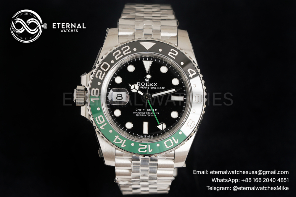 ROLEX - GMT Master II 126720 Sprite Jubilee 40mm SS/SS Black Dial VSF DD3285