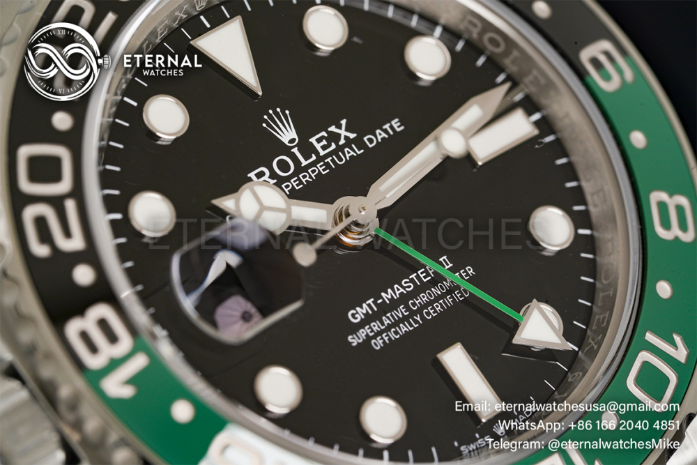 ROLEX - GMT Master II 126720 Sprite Jubilee 40mm SS/SS Black Dial VSF DD3285