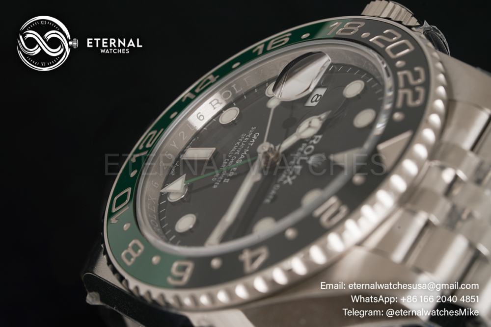 ROLEX - GMT Master II 126720 Sprite Jubilee 40mm SS/SS Black Dial VSF DD3285