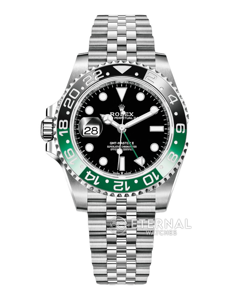 ROLEX - GMT Master II 126720 Sprite Jubilee 40mm SS/SS Black Dial VSF DD3285