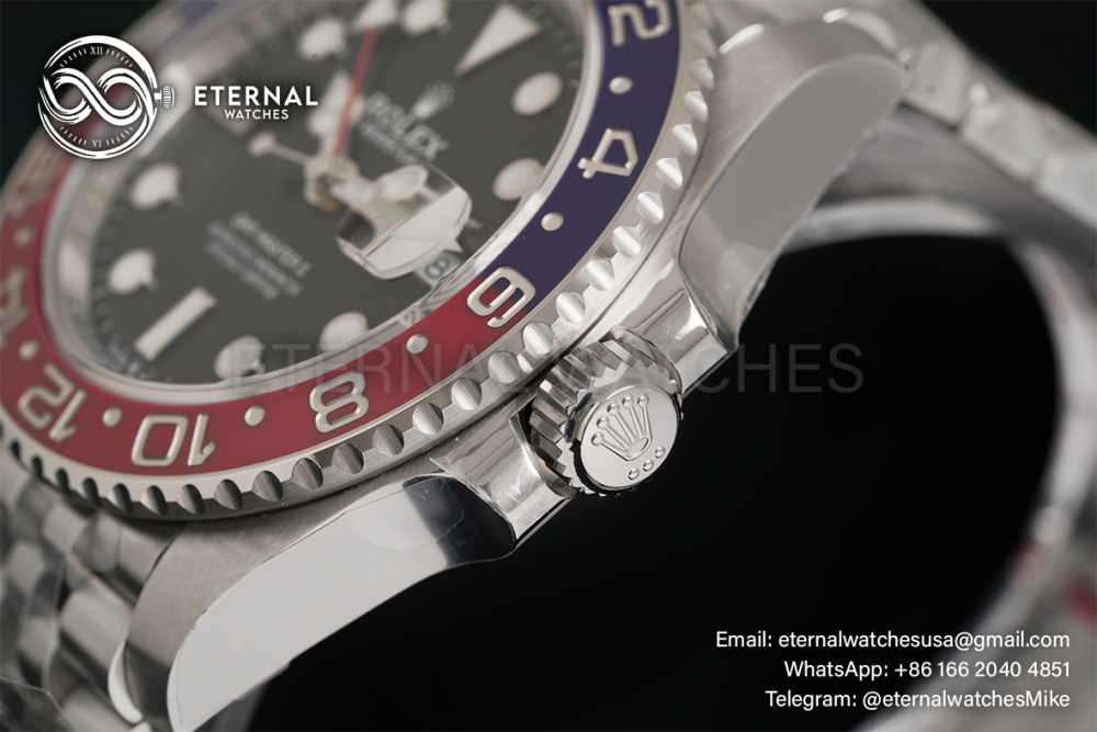 ROLEX - SUPER CLONE GMT Master II 126710 Pepsi Jubilee 40mm SS/SS Black VSF V3 DD3285