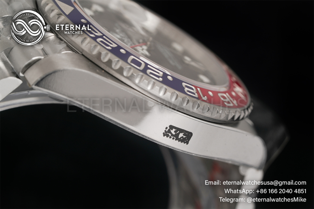 ROLEX - SUPER CLONE GMT Master II 126710 Pepsi Jubilee 40mm SS/SS Black VSF V3 DD3285