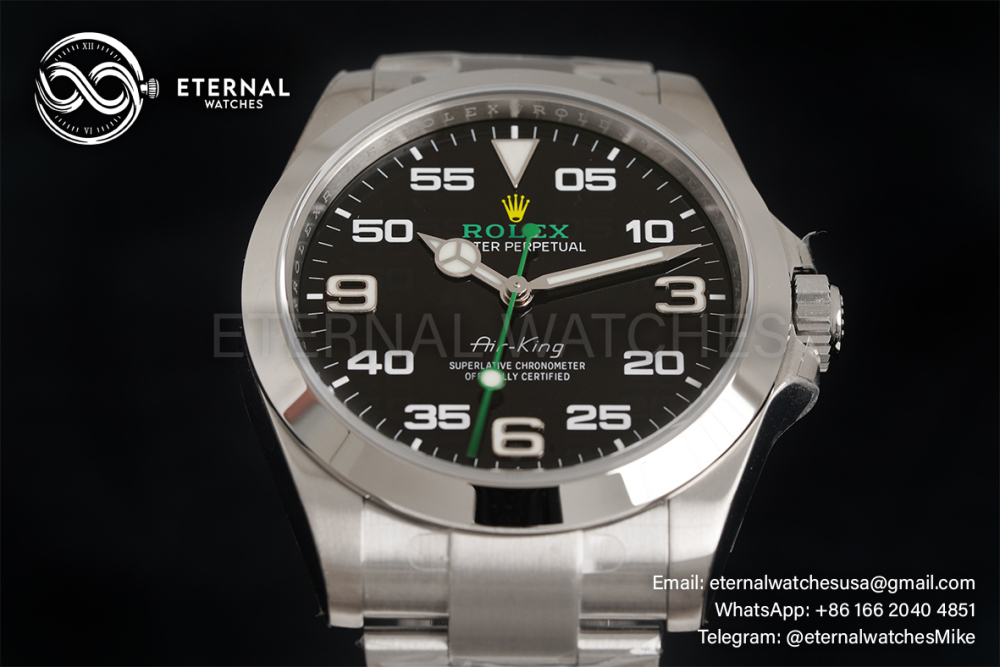 ROLEX - Air King 126900 40mm SS/SS Black Dial VSF VS3230