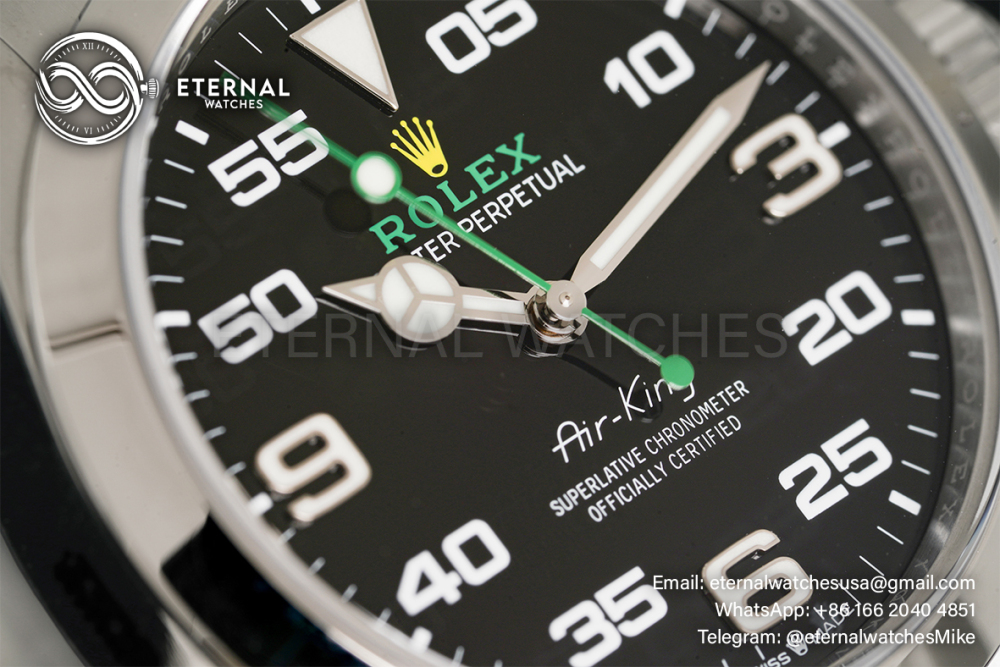 ROLEX - Air King 126900 40mm SS/SS Black Dial VSF VS3230