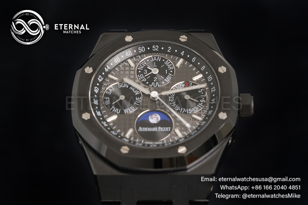 AUDEMARS PIGUET - Royal Oak Perpetual Calendar 26579 Cer/Cer Blk/Stk APSF V2 A5134