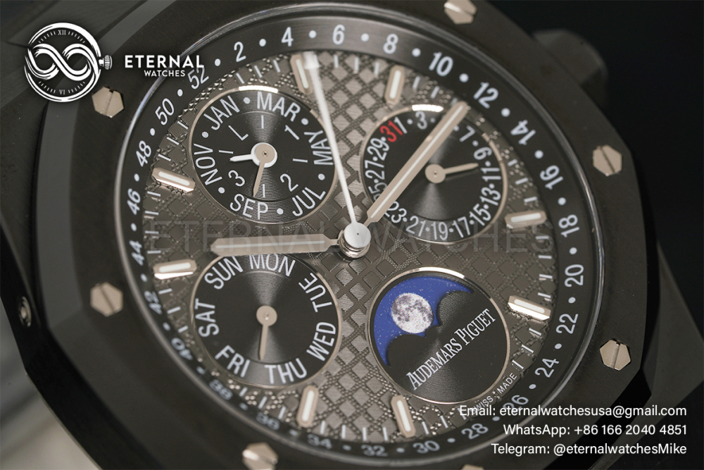 AUDEMARS PIGUET - Royal Oak Perpetual Calendar 26579 Cer/Cer Blk/Stk APSF V2 A5134