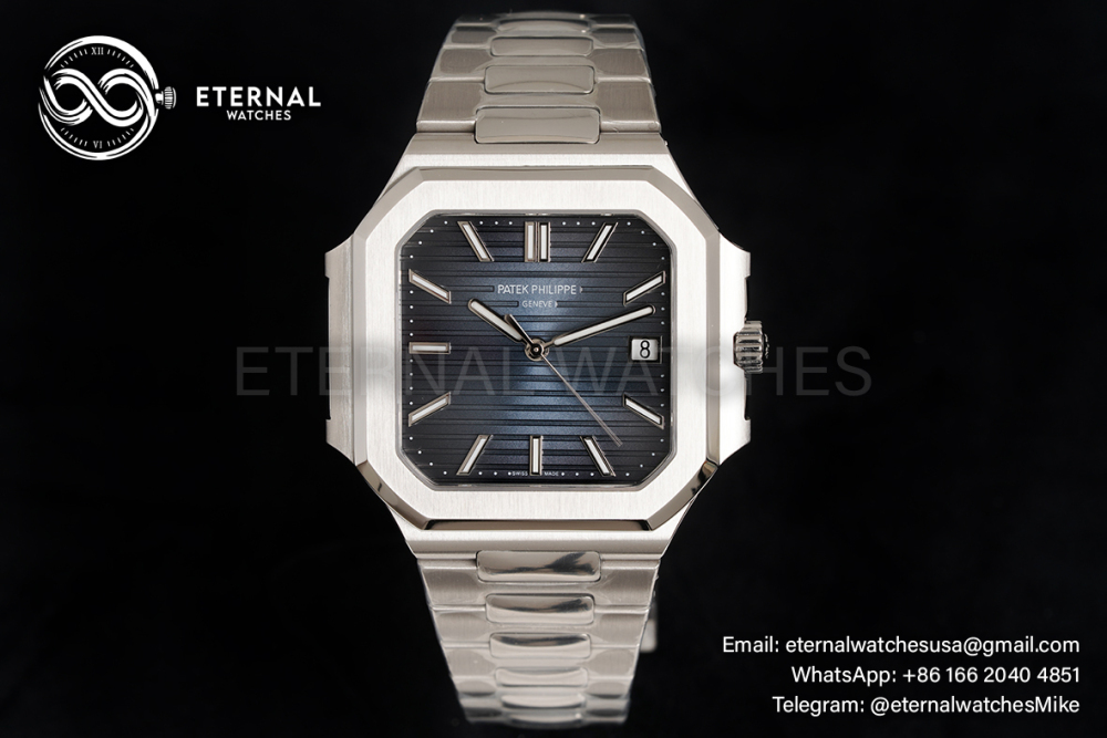 PATEK PHILIPPE - Cubitus 5821 45mm SS/SS Blue Dial PPF A330
