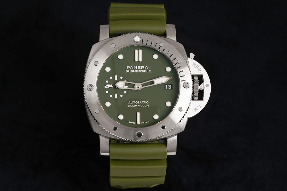 PANERAI - SUPER CLONE Submersible PAM1055 Verde Militare 42mm SS/RU Green VSF P900