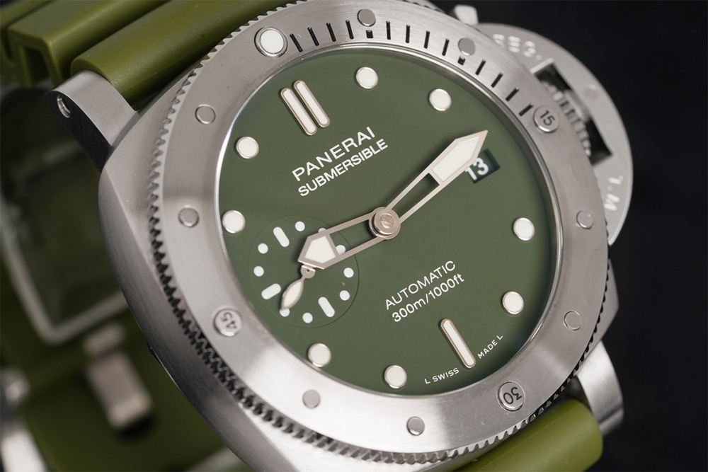 PANERAI - SUPER CLONE Submersible PAM1055 Verde Militare 42mm SS/RU Green VSF P900