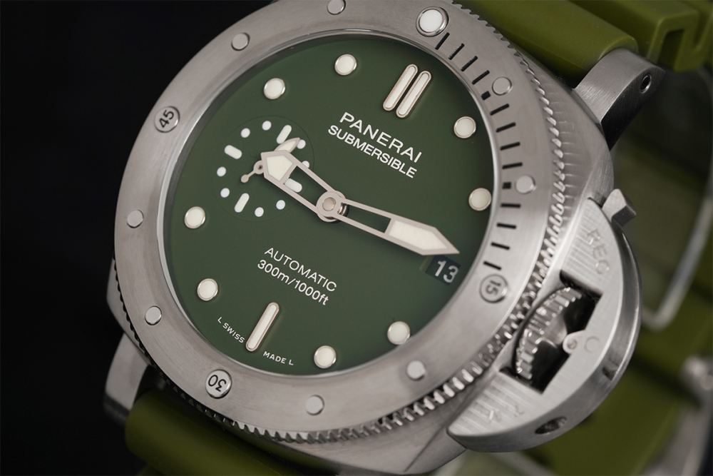 PANERAI - SUPER CLONE Submersible PAM1055 Verde Militare 42mm SS/RU Green VSF P900