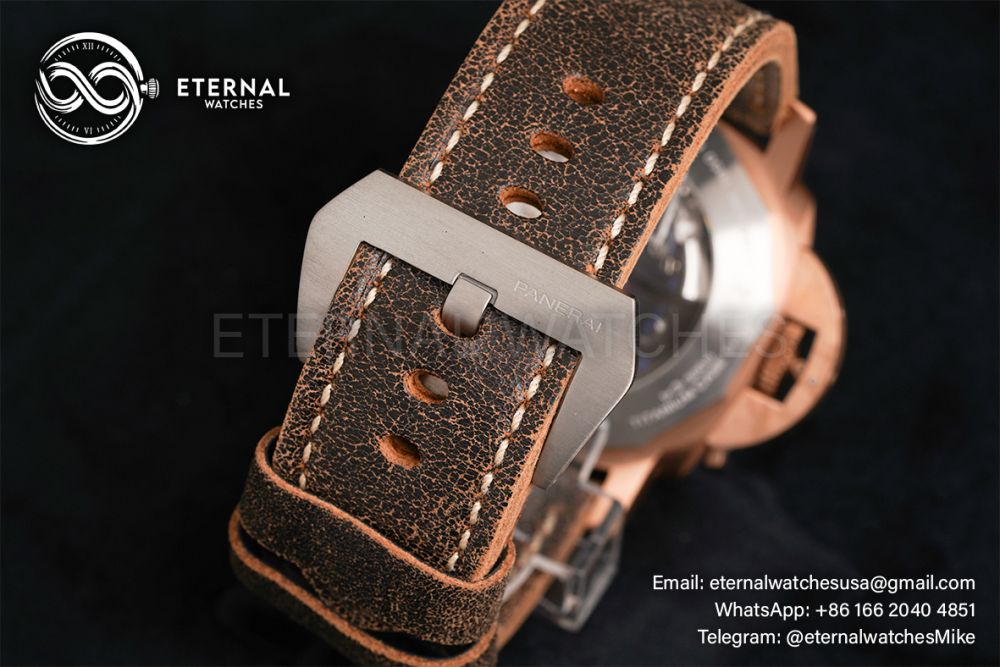 PANERAI - SUPER CLONE PAM382 Bronzo Submersible BR/LE Green VSF V2 Modified P9000