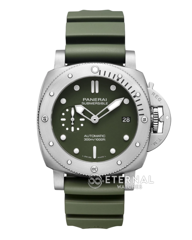 PANERAI - SUPER CLONE Submersible PAM1055 Verde Militare 42mm SS/RU Green VSF P900