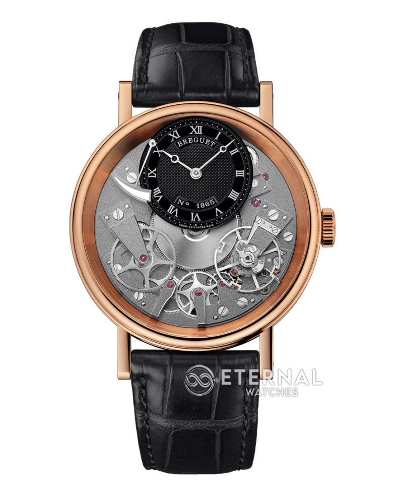 BREGUET - Tradition 7057BR/G9/9W6 40mm RG/LE Black/Black SF A507