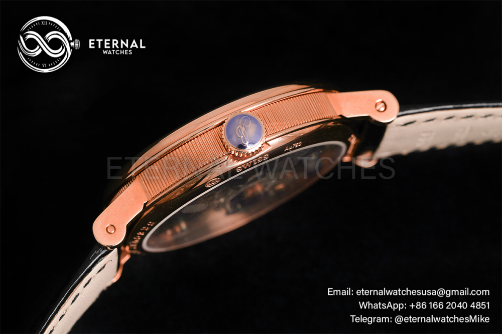 BREGUET - Tradition 7057BR/G9/9W6 40mm RG/LE Black/Black SF A507