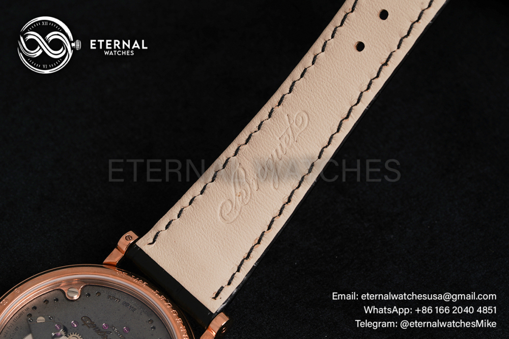 BREGUET - Tradition 7057BR/G9/9W6 40mm RG/LE Black/Black SF A507