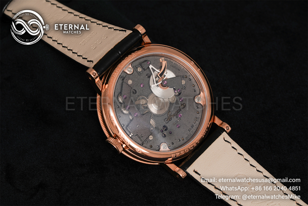 BREGUET - Tradition 7057BR/G9/9W6 40mm RG/LE Black/Black SF A507