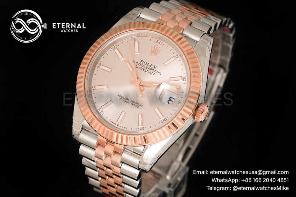 ROLEX - DateJust 41mm 126331 Jubilee RG/SS Champagne Dial VSF VS3235