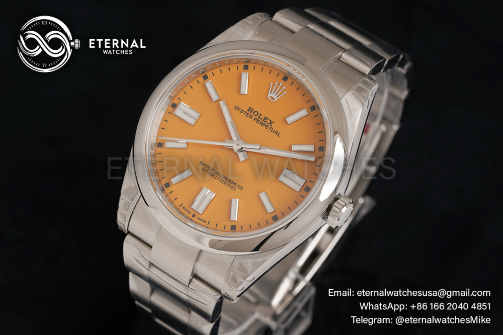 ROLEX - Oyster Perpetual 124300 41mm SS/SS Yellow Dial VSF VS3230