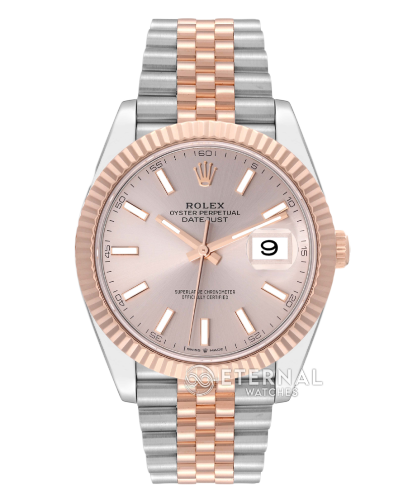 ROLEX - DateJust 41mm 126331 Jubilee RG/SS Champagne Dial VSF VS3235