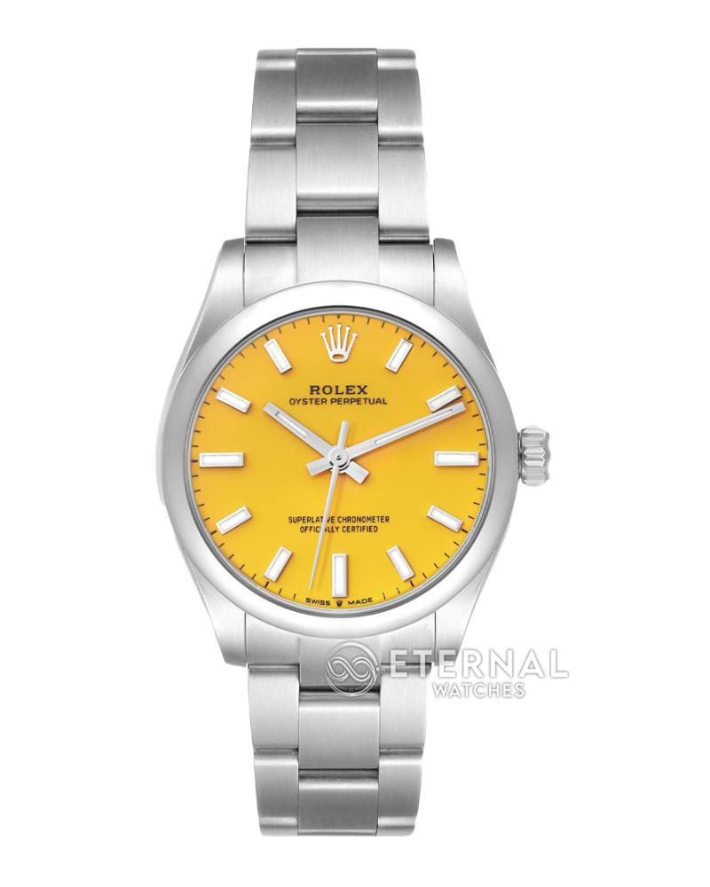 ROLEX - Oyster Perpetual 124300 41mm SS/SS Yellow Dial VSF VS3230