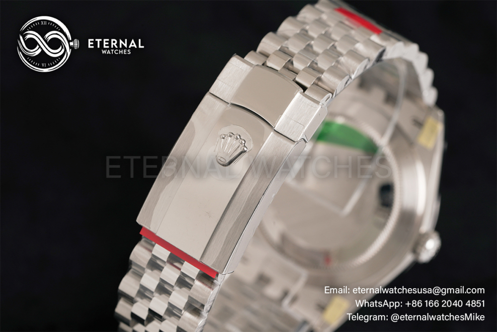 ROLEX - DateJust 126334 41mm Jubilee RG/SS Green Textured Dial Clean SH3235