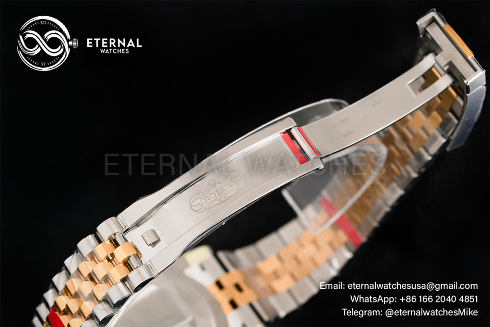 ROLEX - DateJust 126333 41mm Jubilee SS/YG Black/Stk VSF VS3235