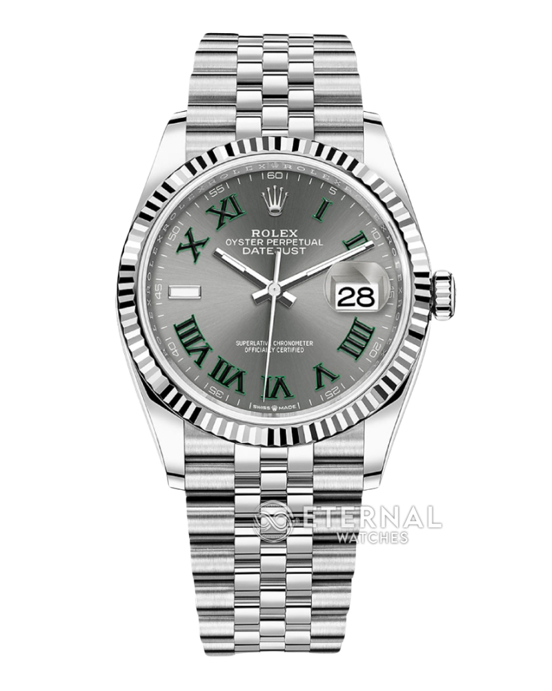 ROLEX - DateJust 126334 41mm Wimbledon Jubilee SS/SS Grey Dial VSF VS3235