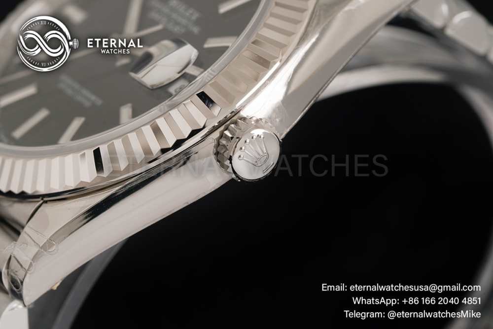 ROLEX - DateJust 126334 41mm Jubilee SS/SS Black Dial VSF VS3235