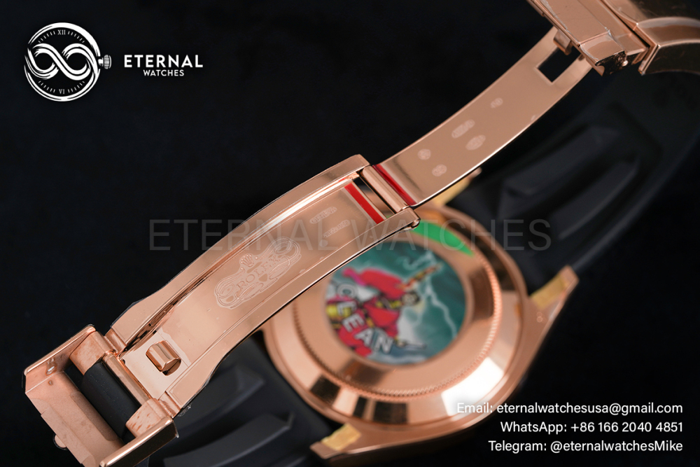 ROLEX - Yacht-Master 126655 40mm RG/RU Black/Dot CLEAN SH3235