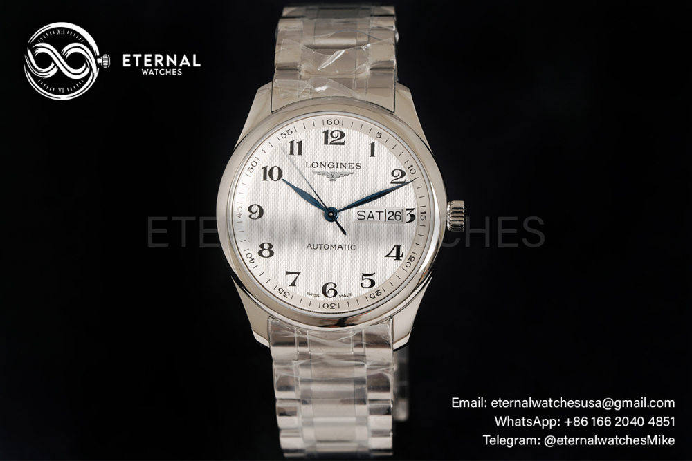 LONGINES - Master Collection DayDate 38.5mm SS/SS White Dial XF A2836