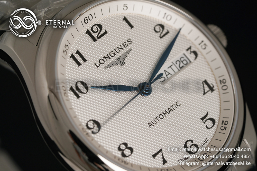 LONGINES - Master Collection DayDate 38.5mm SS/SS White Dial XF A2836