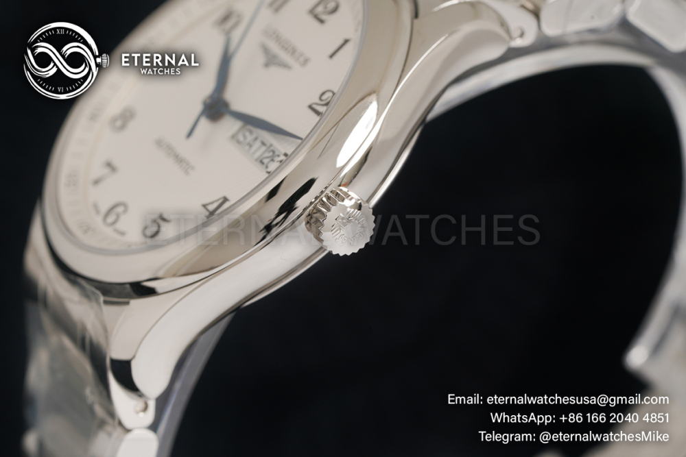 LONGINES - Master Collection DayDate 38.5mm SS/SS White Dial XF A2836