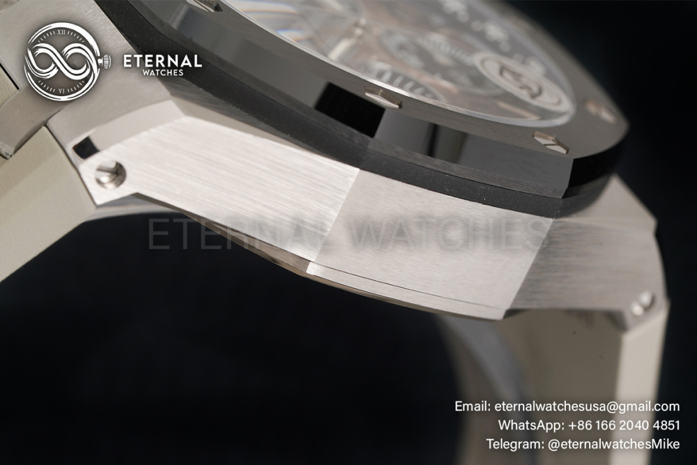 AUDEMARS PIGUET - SUPER CLONE Royal Oak Offshore 26420 43mm SS/RU Light Brown/Wht APSF 4401