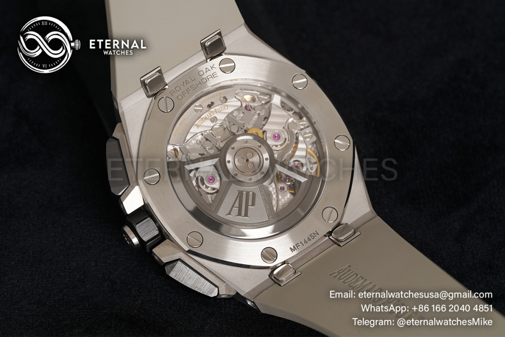 AUDEMARS PIGUET - SUPER CLONE Royal Oak Offshore 26420 43mm SS/RU Light Brown/Wht APSF 4401