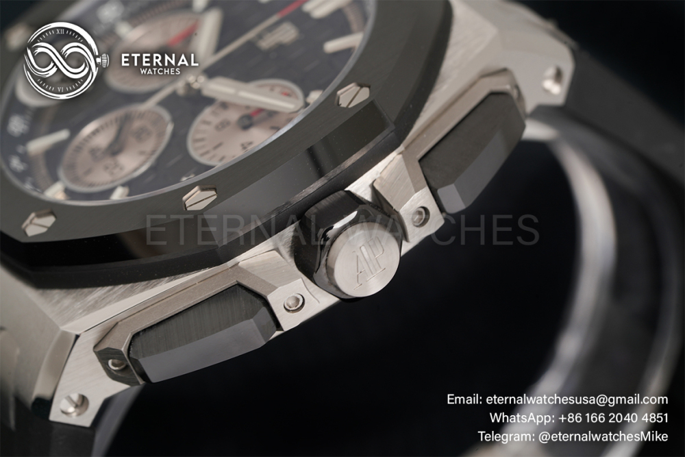 AUDEMARS PIGUET - SUPER CLONE Royal Oak Offshore 26420 43mm SS/LE Black/Wht APSF 4401