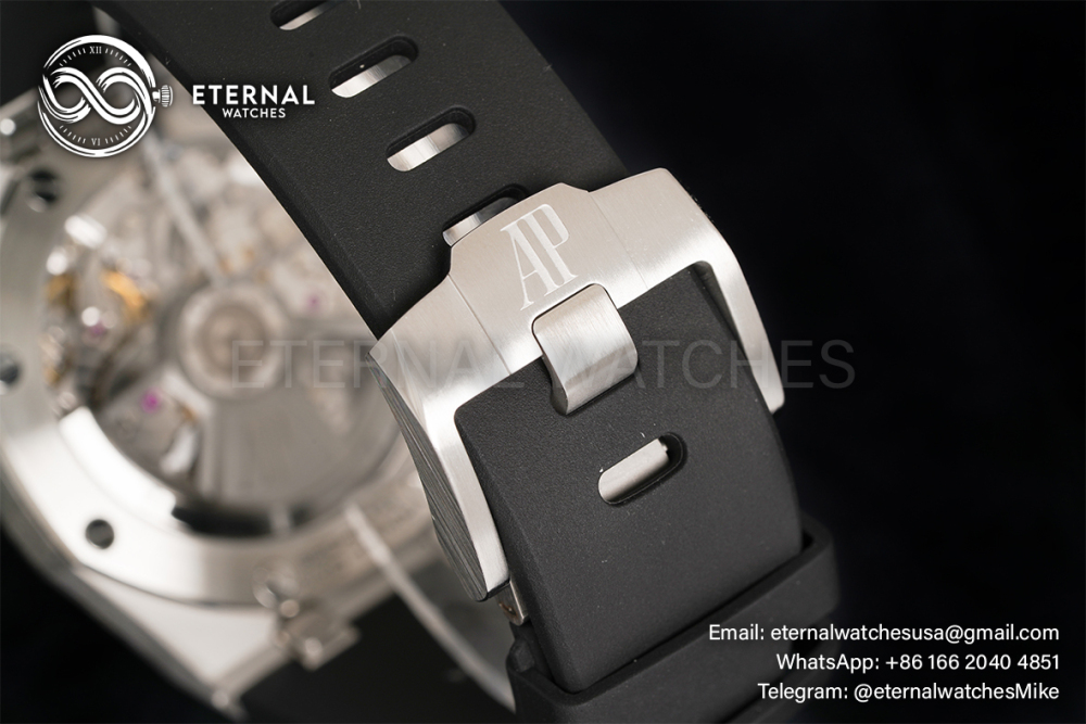 AUDEMARS PIGUET - SUPER CLONE Royal Oak Offshore 26420 43mm SS/LE Black/Wht APSF 4401