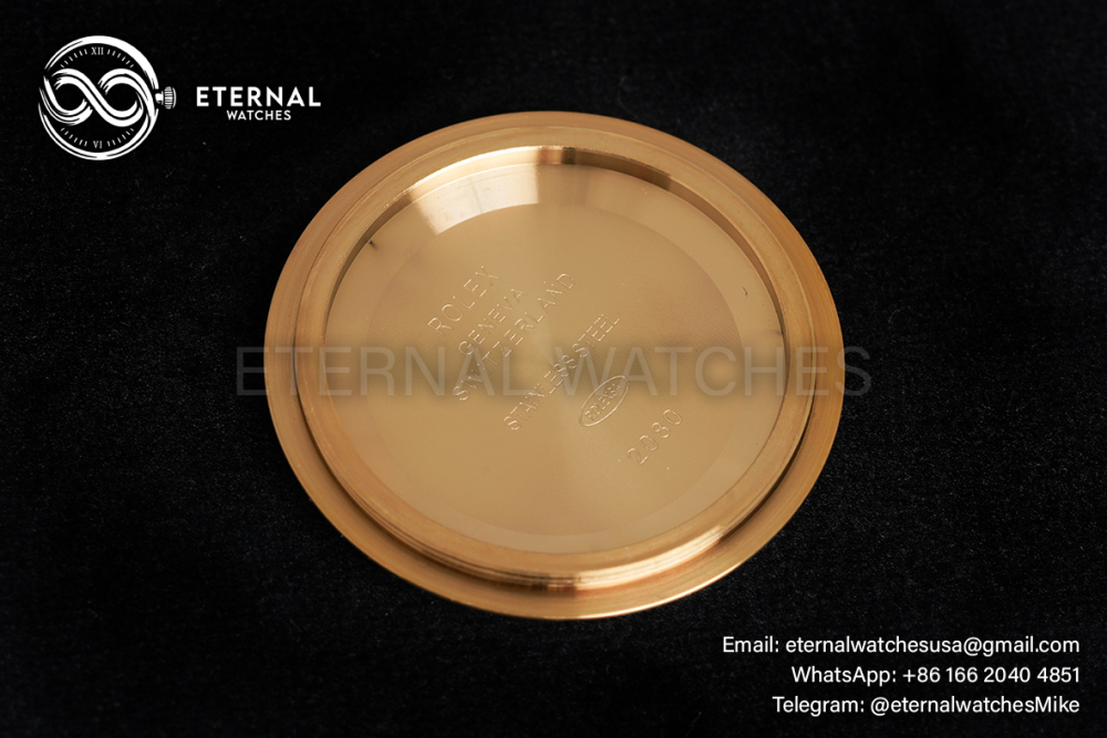 ROLEX - SUPER CLONE DayDate 128238 36mm YG/YG Turquoise/Dia A2836 Gold Wrapped