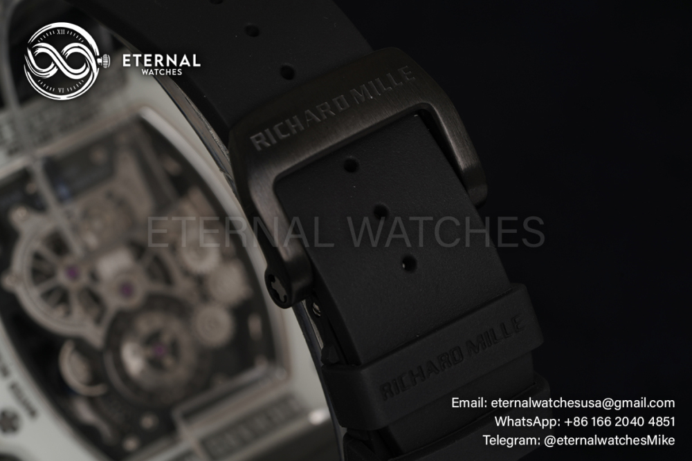 RICHARD MILLE - RM21-02 White Carbon Case Black Rubber RMF Tourbillon
