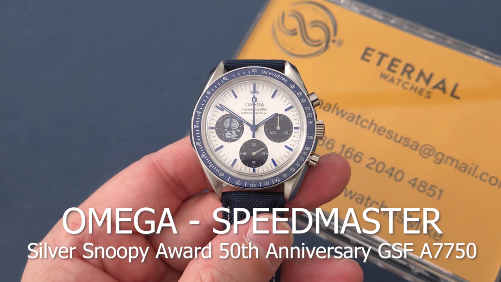 OMEGA - Speed Master Professional “Silver Snoopy Award” 50th Anniversary GSF A7750