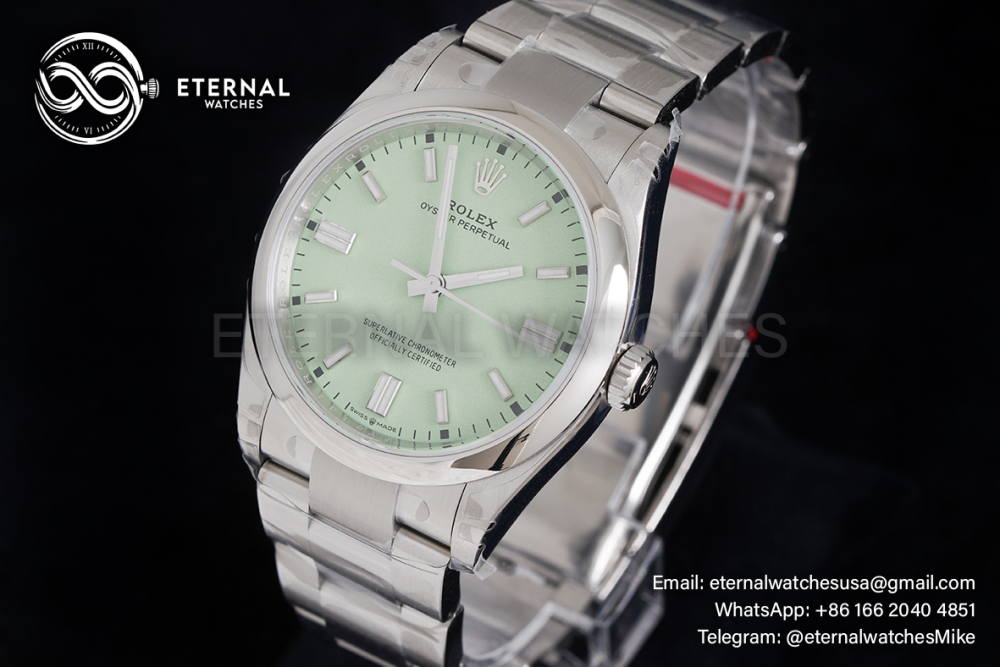 ROLEX - Oyster Perpetual 134300 41mm SS/SS Pistachio Dial VSF VS3230