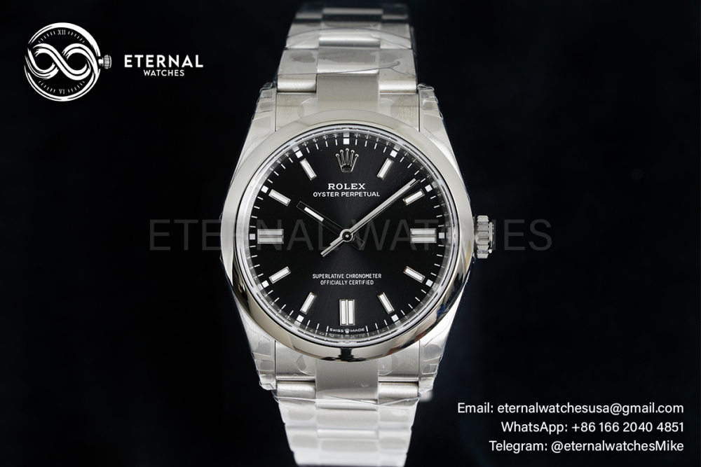 ROLEX - Oyster Perpetual 124300 41mm SS/SS Black Dial VSF VS3230