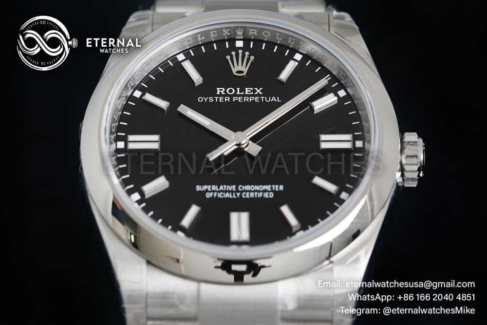 ROLEX - Oyster Perpetual 124300 41mm SS/SS Black Dial VSF VS3230