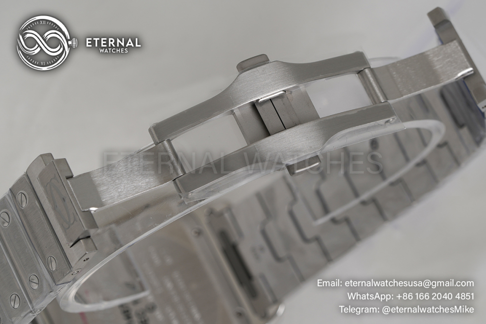 CARTIER - Santos De Cartier Mens XL 40mm SS/SS Gray BVF 9019