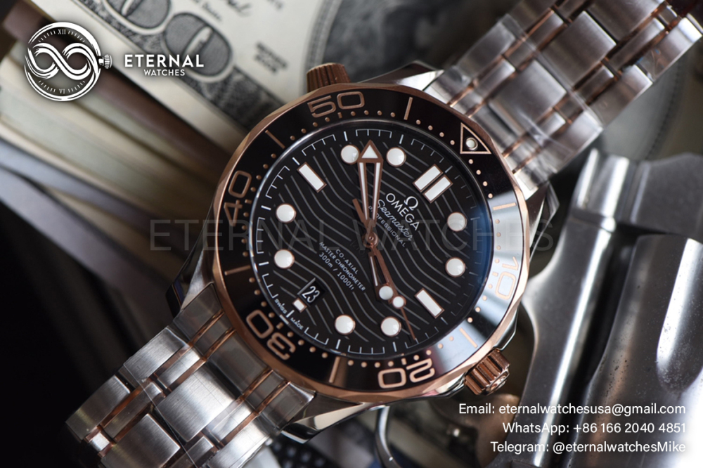 OMEGA - Seamaster 300m RG/SS Black VSF VS8800